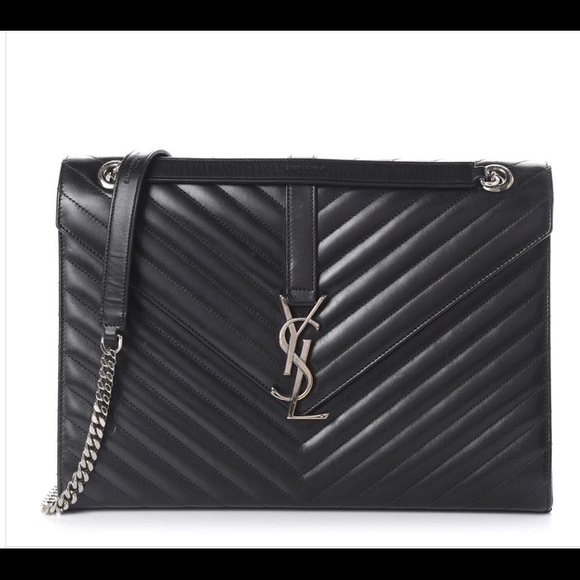 Saint Laurent Handbags - Yves Saint Laurent Chevron Handbag
